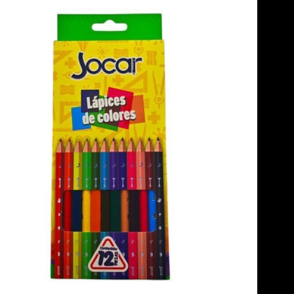 COLORES ESTUCHE C12 C. JOCAR TRIANGULAR